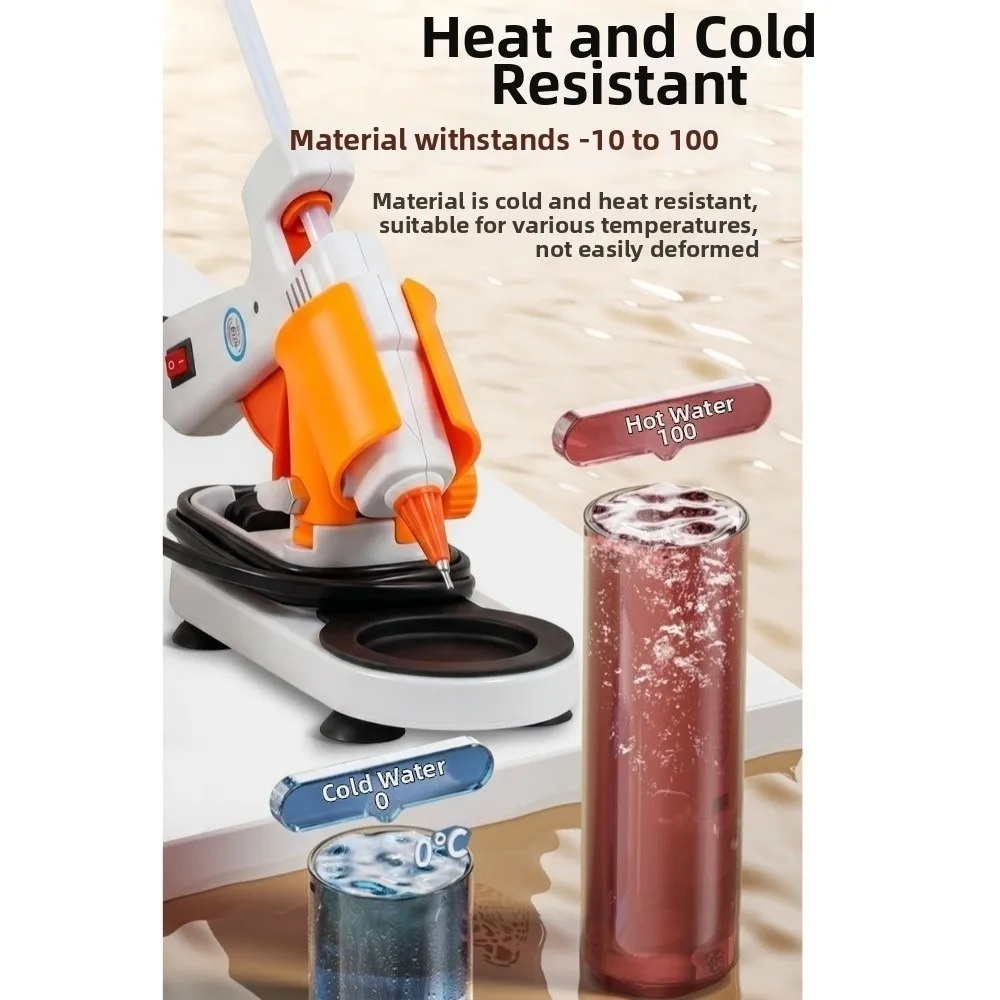 Universal Hot Glue Tool Stand Multi-functional with Drip Tray Hot Glue Rack Heat Resistant Portable Hot Glue Organizer