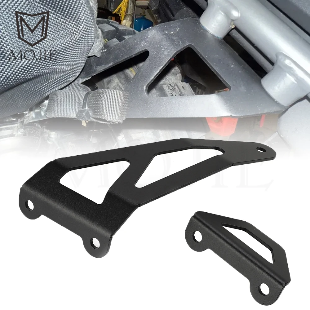 

For CFMOTO 450MT MT450 IBEX 450 MT 450 2024-2026 Motorcycle Exhaust Hanger Support Bracket Rear Foot Peg Removes Blanking Plate