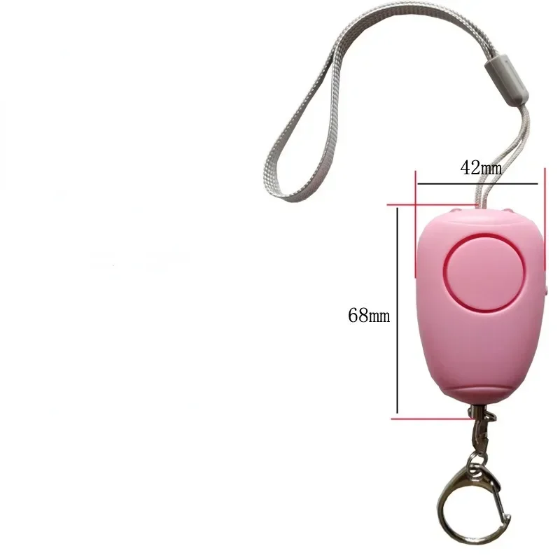 Allarme di autodifesa a forma di uovo da 120 dB per ragazze, donne e anziani Portachiavi con allarme di emergenza di sicurezza personale