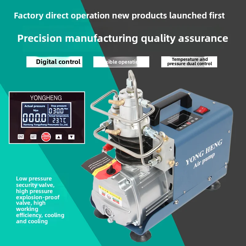 YONG HENG Pompa ad alta pressione Pompa ad alta pressione 4500psi 30Mpa Pompa elettrica ad alta pressione Raffreddamento ad acqua