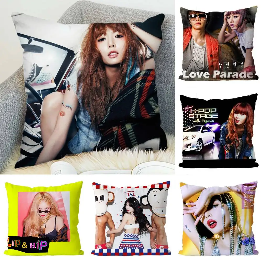 

Kim Hyun A Pillow Case Luxury Double-sided For Car Pillows 45x45 Cushions Cover Home And Decoration Sofa Pillowcase 50x50