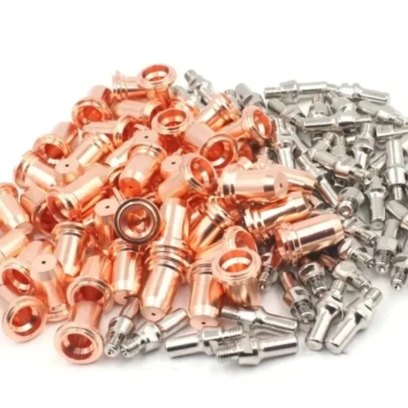 40A-60A Plasma Cutter Torch Tips IPT-60 PT-60 PTM60 IPT-40 PT60 52582 Electrode 51313 Nozzle 1.0/1.1mm Cutting Consumables