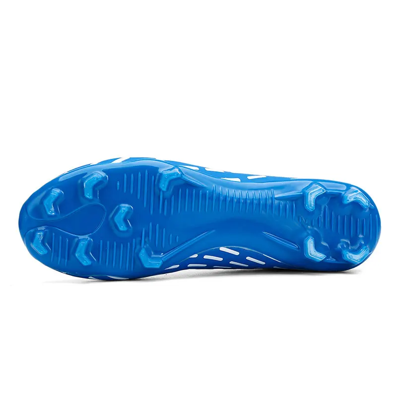 New Children Football Soccer Boots Soccer Shoes Kids Boy Girl Sneakers New Leather High Top Soccer Cleats Training Men