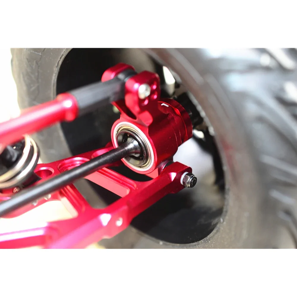 GPM Metal Rear Steering Cup Hub Steering Knuckles AR330404 ARA330830 for ARRMA 1/7 Big Rock 1/8 Kraton Notorious Outcast EXB 6S