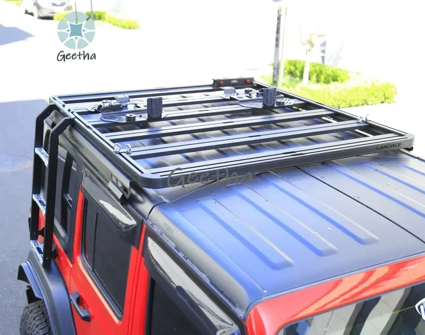 

4x4 removable car roof rack with Ladder Car Top Luggage Holder for Jep Wrangle Jl