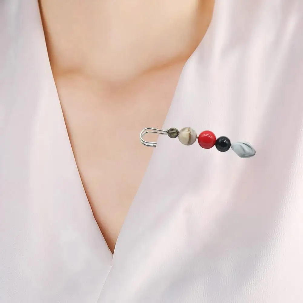 Alloy Brooch Pin Wear-Resistant Anti-Rust Elegant Imitation Stone Design Lapel Pin Sweaters Dresses Hats Bags Badge Clothes Acce