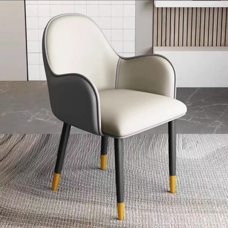 

Casual and Comfortable Dining Table Chair Backrest Home Modern Simple Living Room Hotel Negotiation Chair