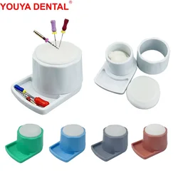 Dental Endo File Clean Stand Sponge Autoclavable Endodontics File Cleaning Box Root Canal Holder Foam Dentistry Lab Instrument