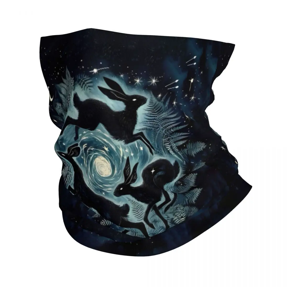 Rabbit Scarf Neckerchief Neck Face Mask Polyester