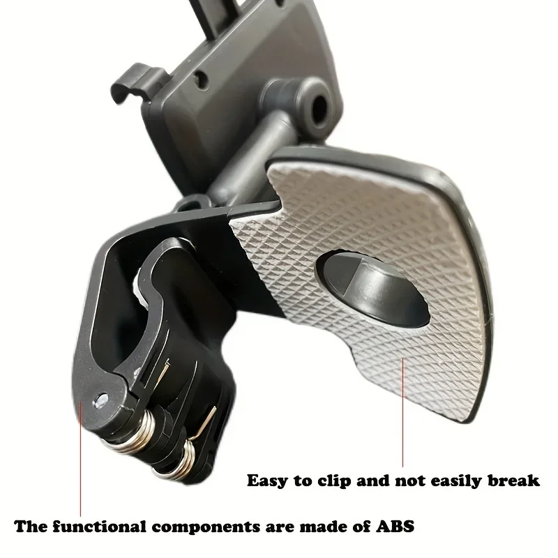 Universal 360-Degree Rotatable Car Phone Holder for Durable ABS Material Dashboard Clamp Mount