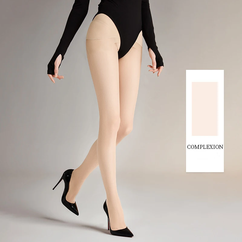 5-20D Seamless Silk Tights For Women Summer Ultra-thin Pineapple Stockings Anti Hook Thin Pantyhose