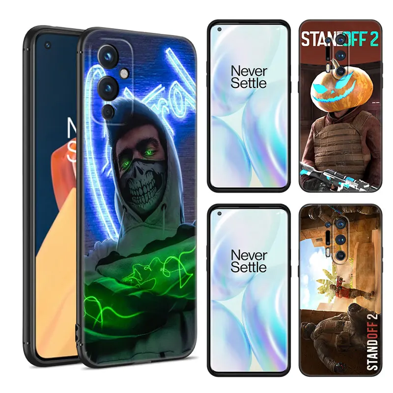 Game Standoff 2 Black Silicone Phone Case For OnePlus 9R 10R 11R 12R ACE 2 Pro 2V 3V Nord CE 2 3 Lite 4 N10 N20 N30 SE 5G