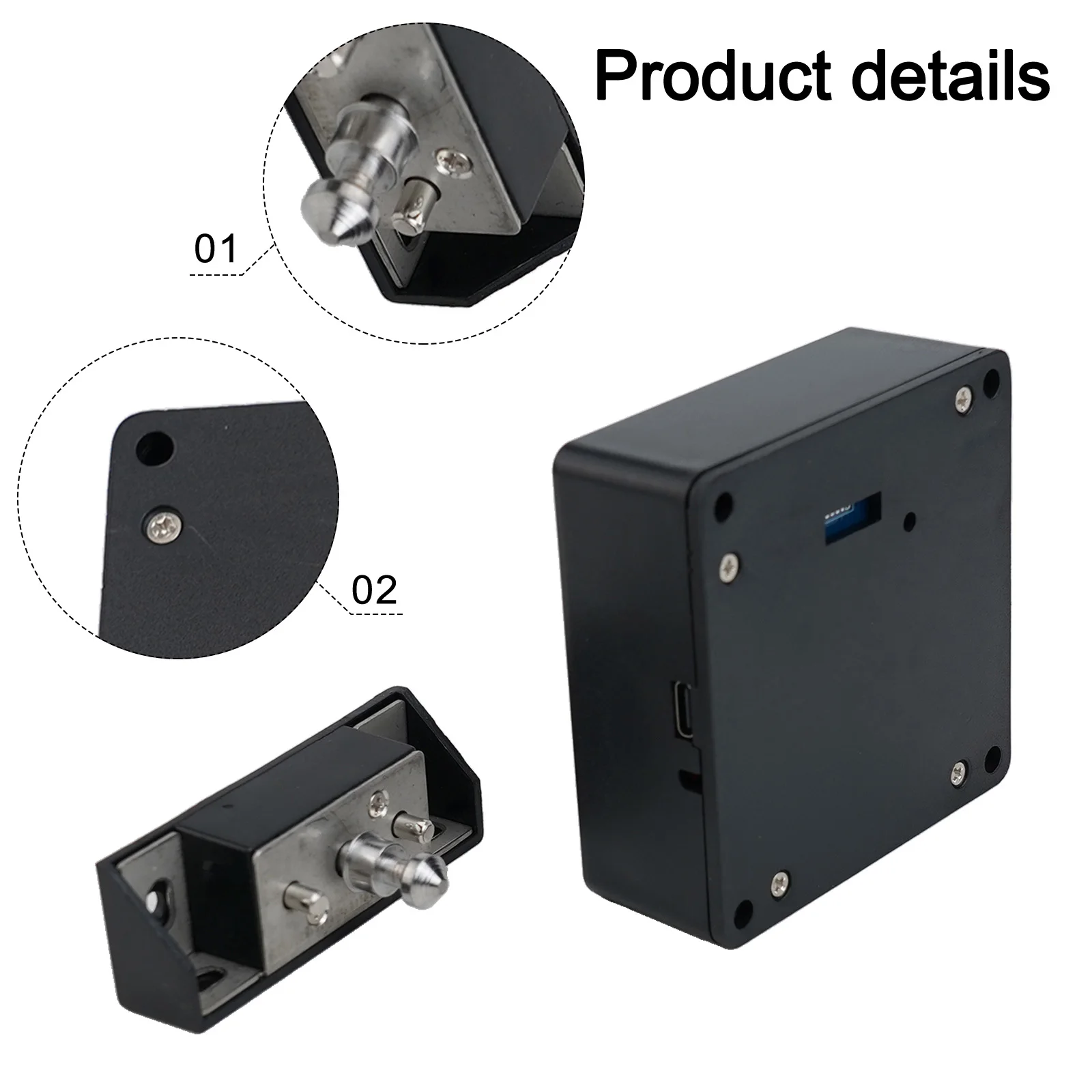 New Practical Lock For Wooden Doors Invisible Electronic Locks NFC Technology Smart Wood Door Lock Use IC Cards