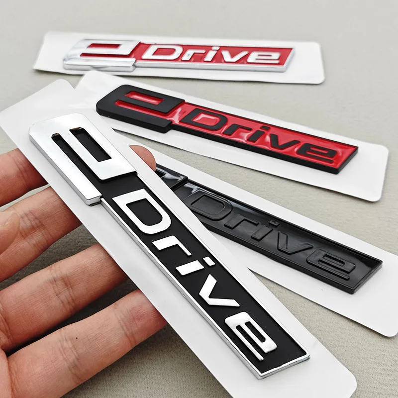 3D ABS eDrive Emblem Badge Car Decal Zinc Alloy Sticker For BMW EV Hybrid i3 i8 330e 530e X5 Trunk Fender Auto Accessories