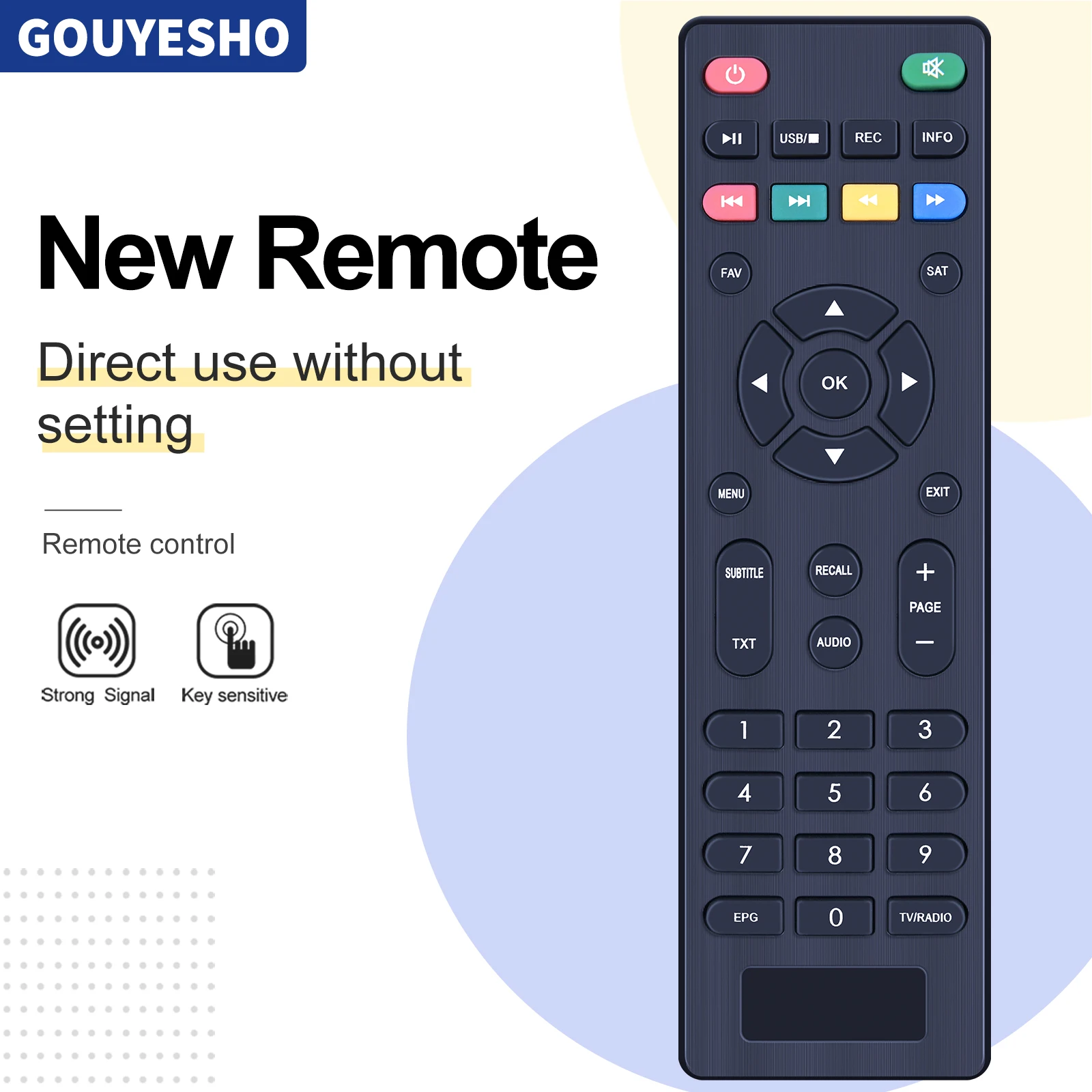 New Replace Remote Control For Opticum G-RCU-023 AX300 AX300plus X300S AX-150