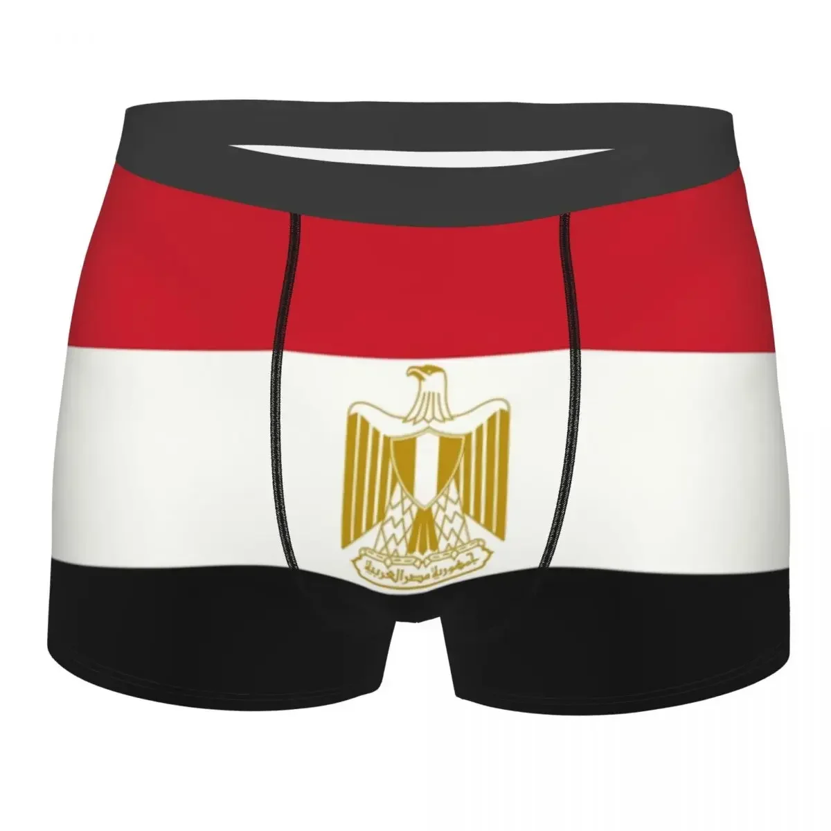 Custom Egypt Flag Underwear Men Stretch Patriotism Boxer Briefs Shorts Panties Soft Underpants For Homme