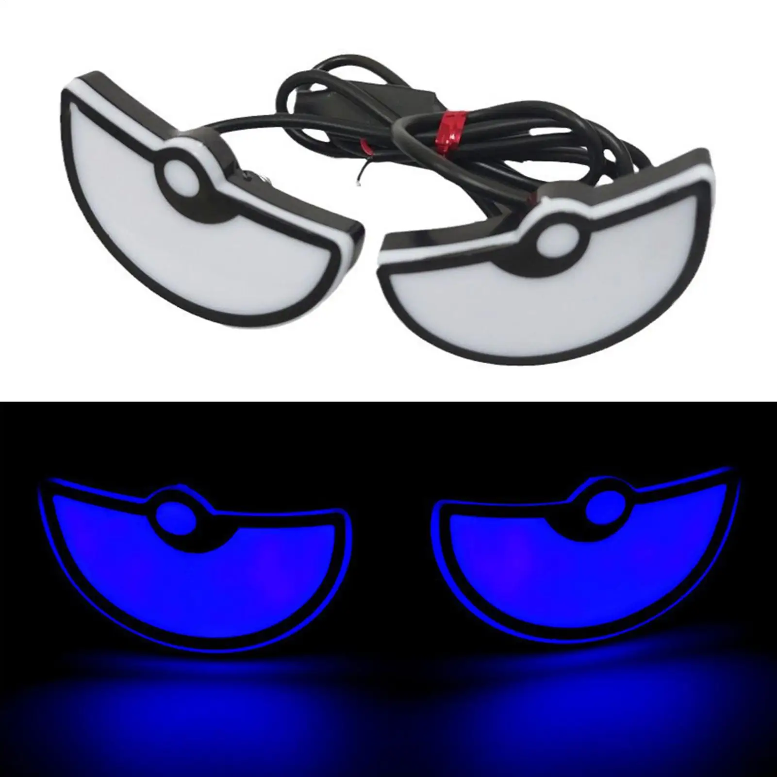 

LED Lights for Car Dynamic 2-Piece Waterproof Vehicle Accessories Car Windshield LED Eye Lights for Truck RV SUV Sedan Window