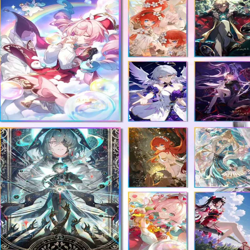 116 stks/nieuwe Honkai Star Rail Collectible A5 Size Kaarten Limited Edition Hot Koop Exclusieve Ontwerpen Folie Stempel