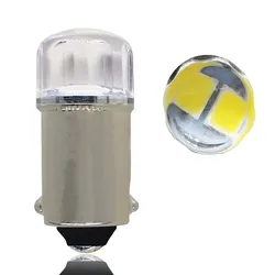 10PCS Ba9s Signal Lamp Led T4W 3030 Chip For Car Roof lights Mirror lights License Plate Lights 6000K White ba9s Led 12V