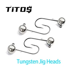 1.8g-7g 95% Tungsten crank Jig head hook fishing hook head Jig lure hard bait Tungsten soft worm jig hook