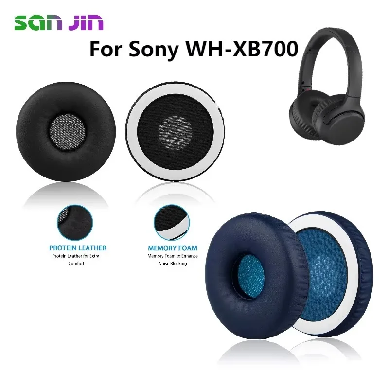 Replacement Foam Ear Pads Cushions for Sony WH-XB700 Headphones Soft Form Earpad High Quality Earmuff  Repair Parts