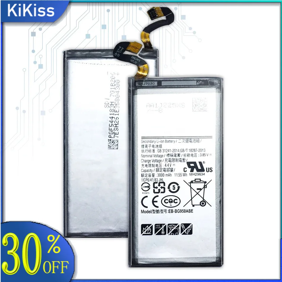 Batterie pour Samsung Galaxy S8 Plus EB-BG955ABA EB-BG955ABE G9550 S8Plus SM-G9 SM-G955 G955 3500mAh batterie de remplacement