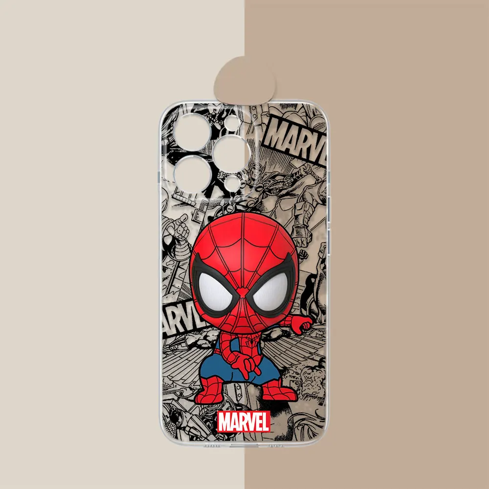 Marvel SpiderMan Groot IronMan Case For Infinix Note 40PRO 30 30 12 Vip 12G96 11 10 Tecno Camon 30 20 19 Pova 6 5 PRO Cover Capa