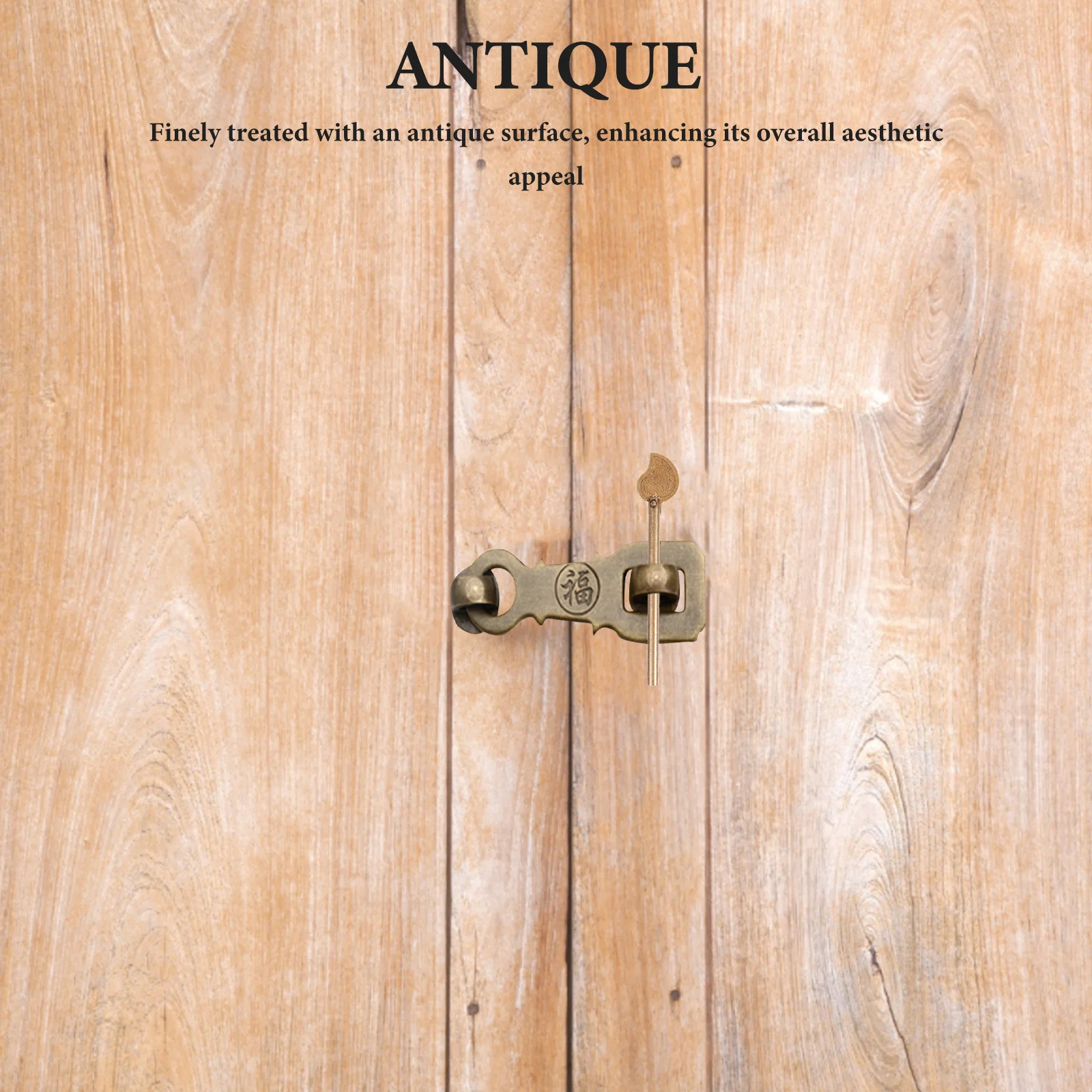 Replacement Brass Leaf Shape For Vintage Cabinet Door Lock Padlock Key Bolt Locking Pin Household Key