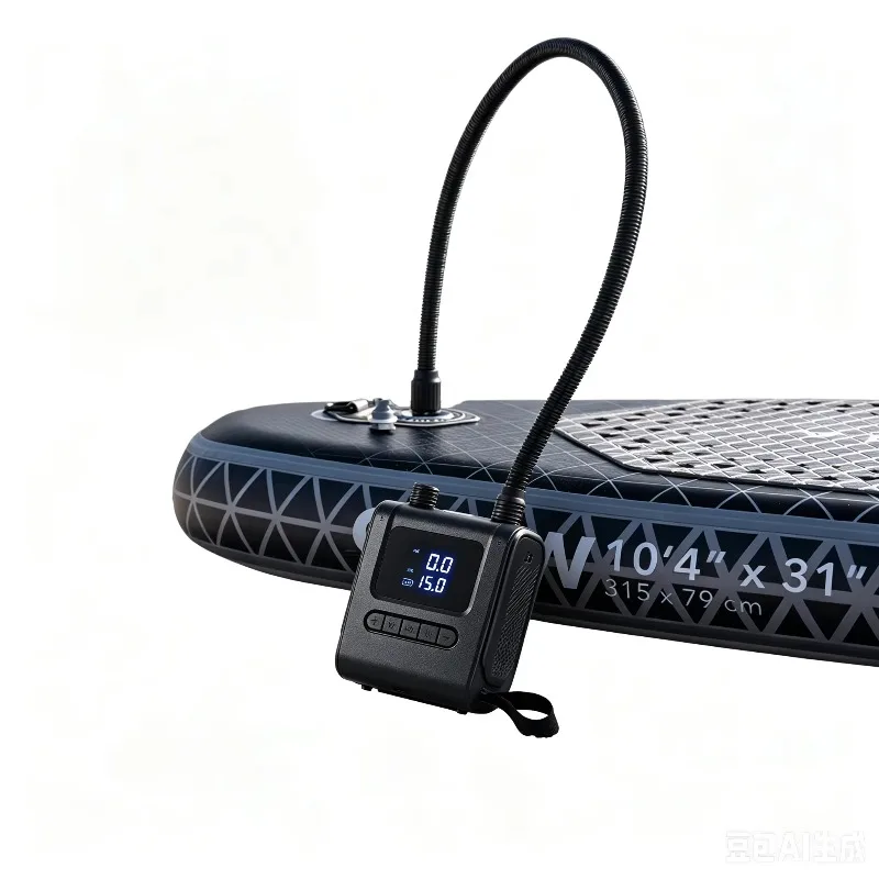 Portable Paddle Board Sup Air Inflator Pump with Built-in 4000mAh Battery for Lakes & Rivers