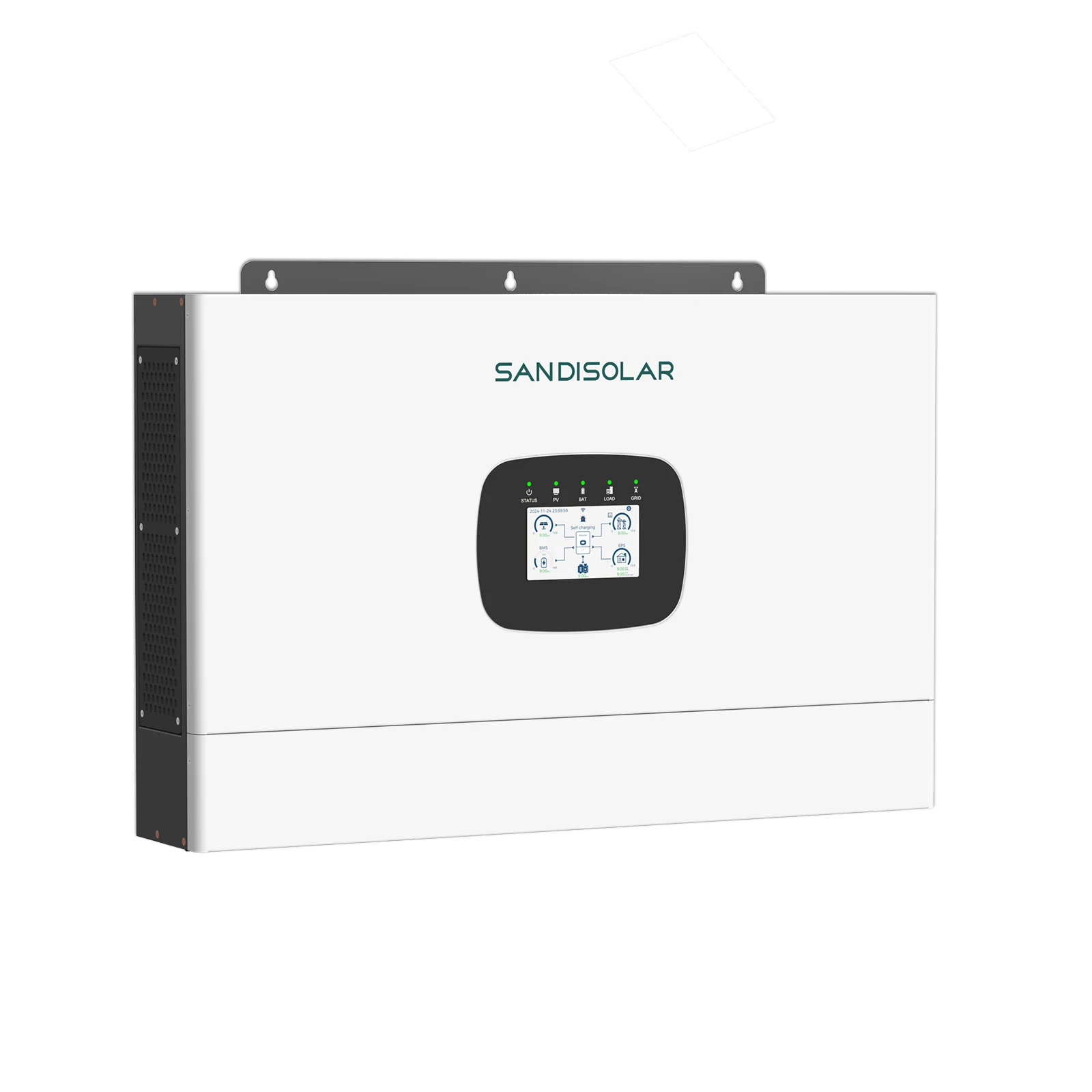 SANDISOLAR 12KW 48V Netzunabhängiger Hybrid-Solarwechselrichter 230V Dual MPPT 250A 18000W PV Reine Sinuswelle WiFi Parallel Heimenergiespeicher
