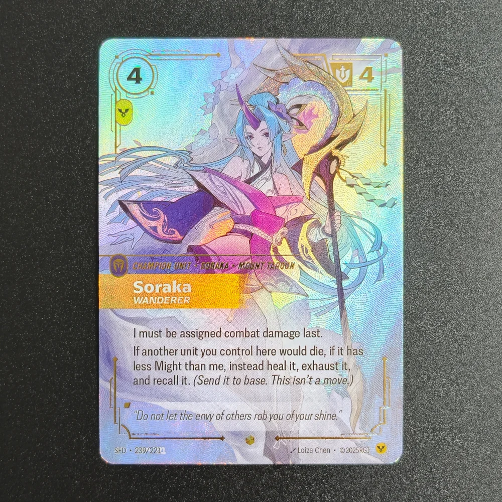 Proxy Riftbound League of Legends Spiritforged SFD Vayne Ahri Irelia Bard Teemo Yone Yasuo Überschüssige Sammlung TCG Spielkarten