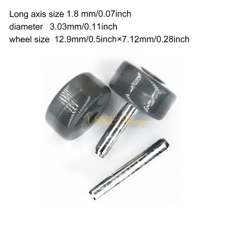 L8RE 2PCS Пластиковые колеса приводят колеса.