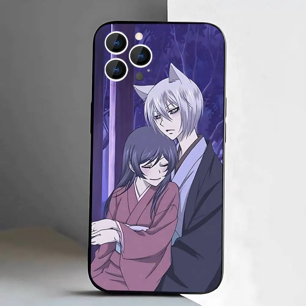 Custodia per telefono K-Kamisama Hajimemashita per iPhone 17,16,15,14,13,12,Pro,Max,Plus,E,SE4,Air,Mini scatola morbida nera