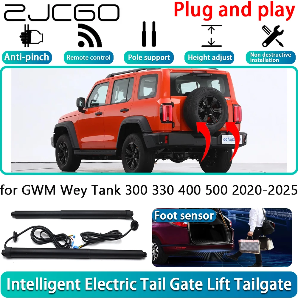 

for GWM Wey Tank 300 330 400 500 2020-2025 Electric Powered Tailgate Power Liftgate Automatic Tailgate System With Foot Sensor