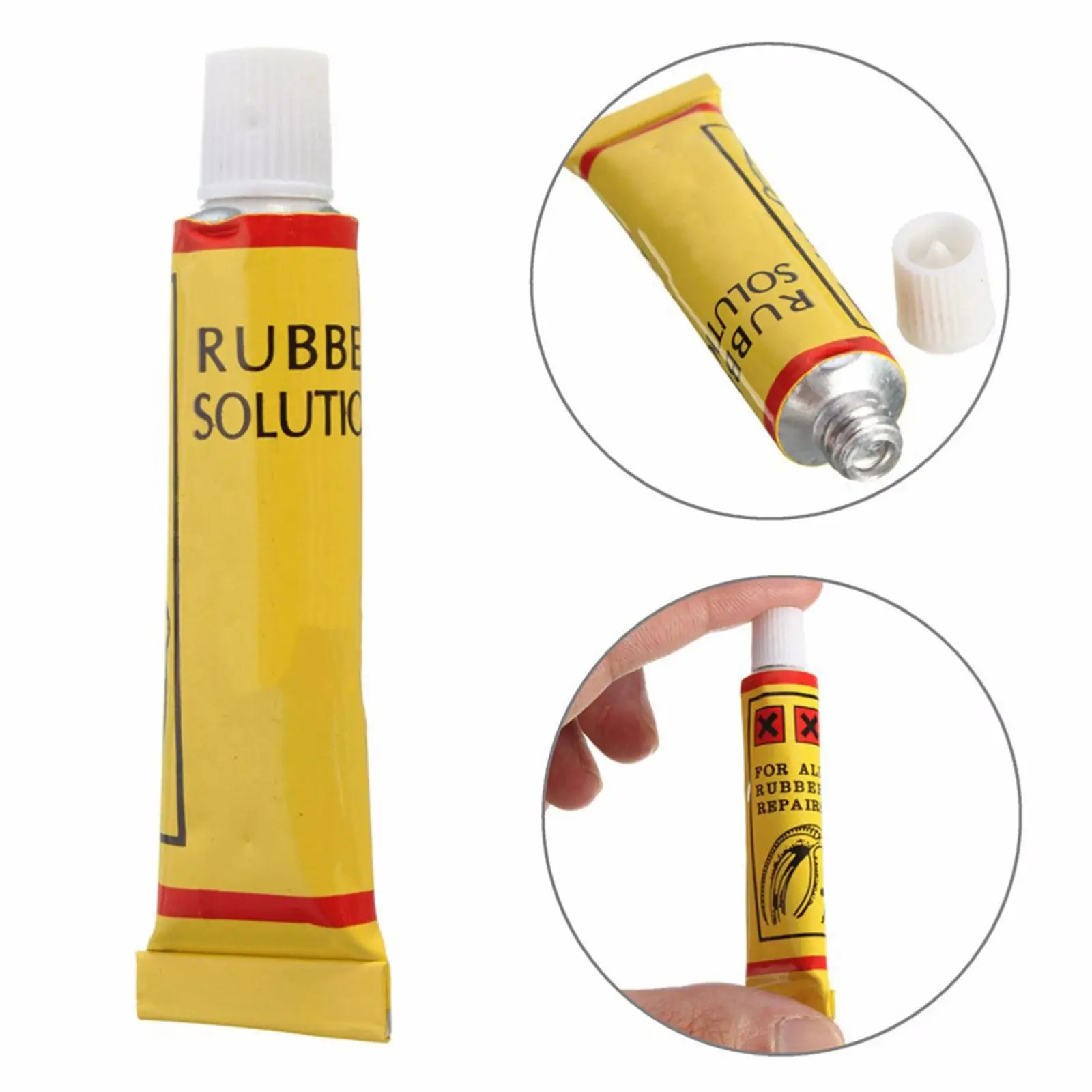 Automobile Motorcycle Bicycle Tire Tyre Repairing Glue Inner Tube Puncture Adhesive Repair Cement Rubber Cold Patch Solution