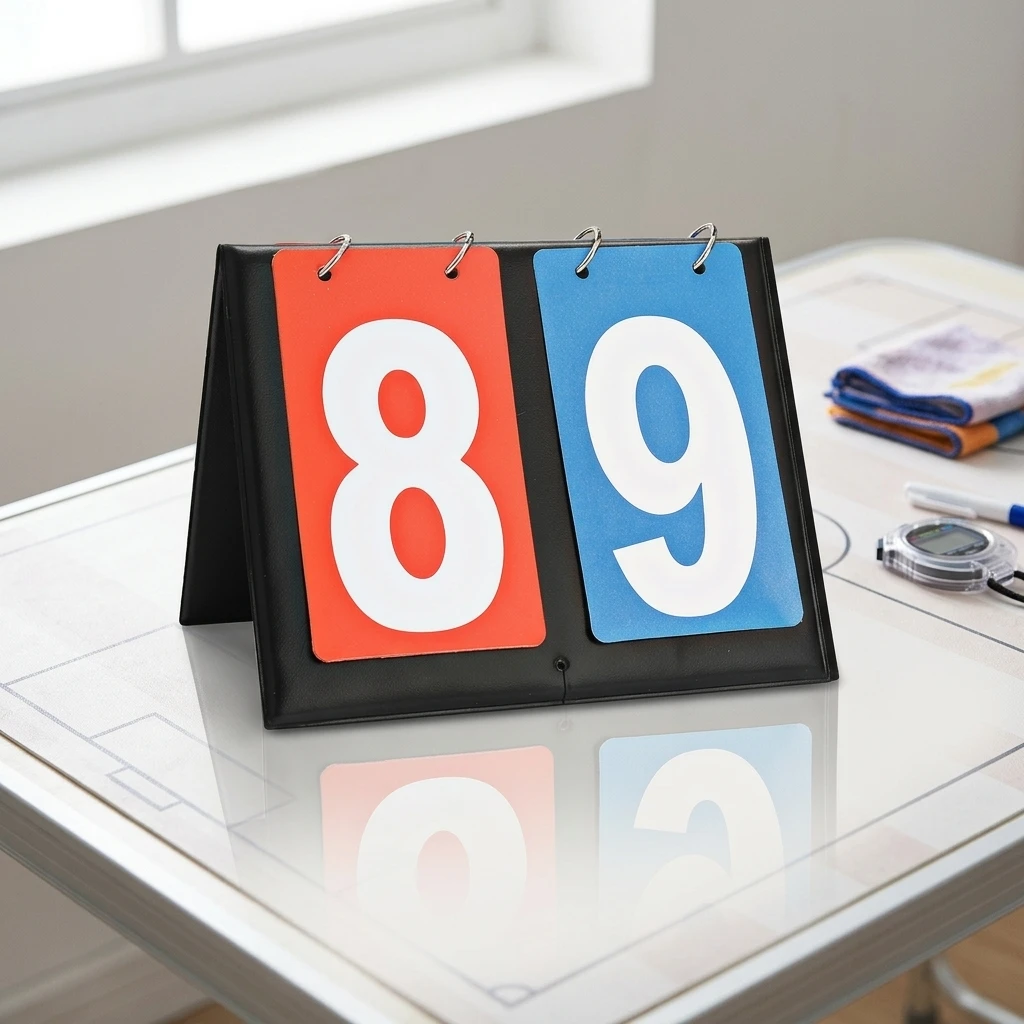 Referee Scoreboard Manual Flip - Badminton Score Counter review and price