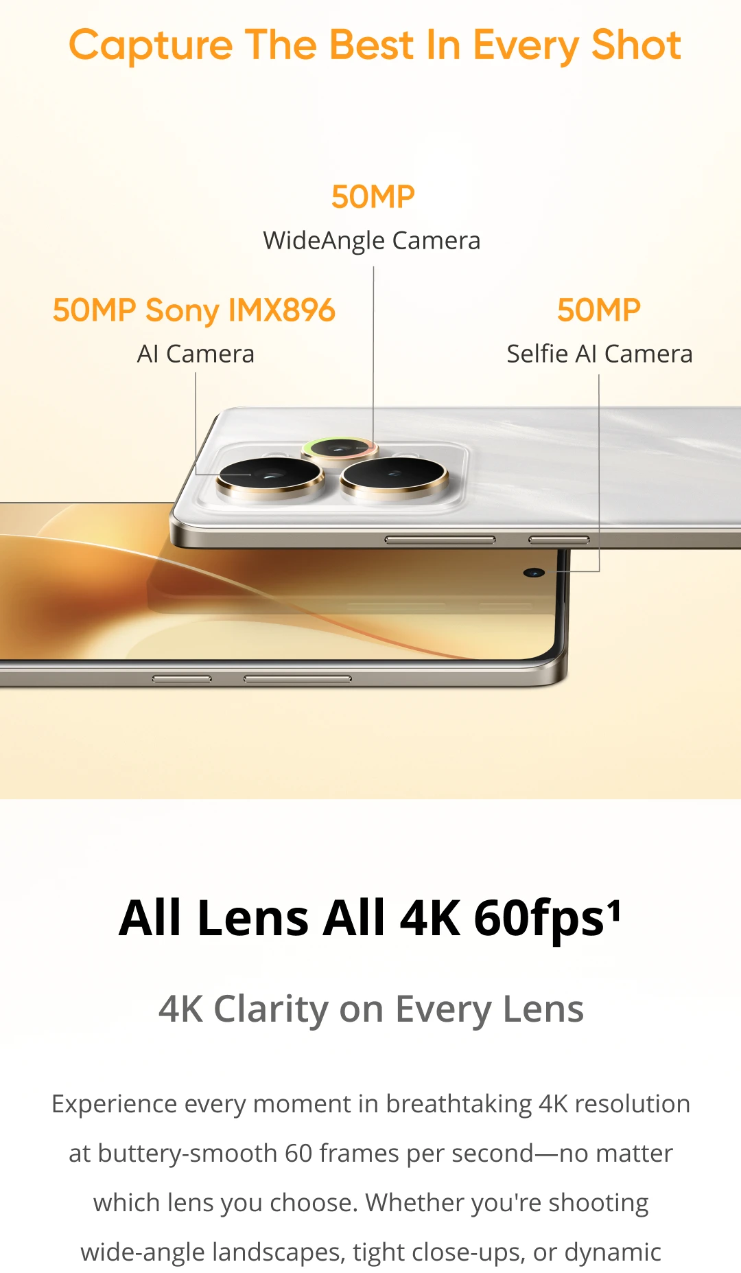 realme 15 Pro 5G Smartphone Snapdragon 7 Gen 4 Processor Triple 50MP Camera 6.8" 144Hz 4D Curve+ AMOLED Display 7000mAh Battery
