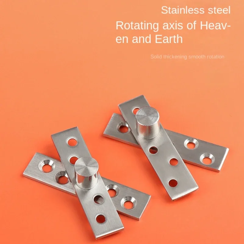 4pcs Stainless steel plus heavy duty rotating shaft invisible rotating shaft hidden hinge 360 degree eccentric rotating shaft
