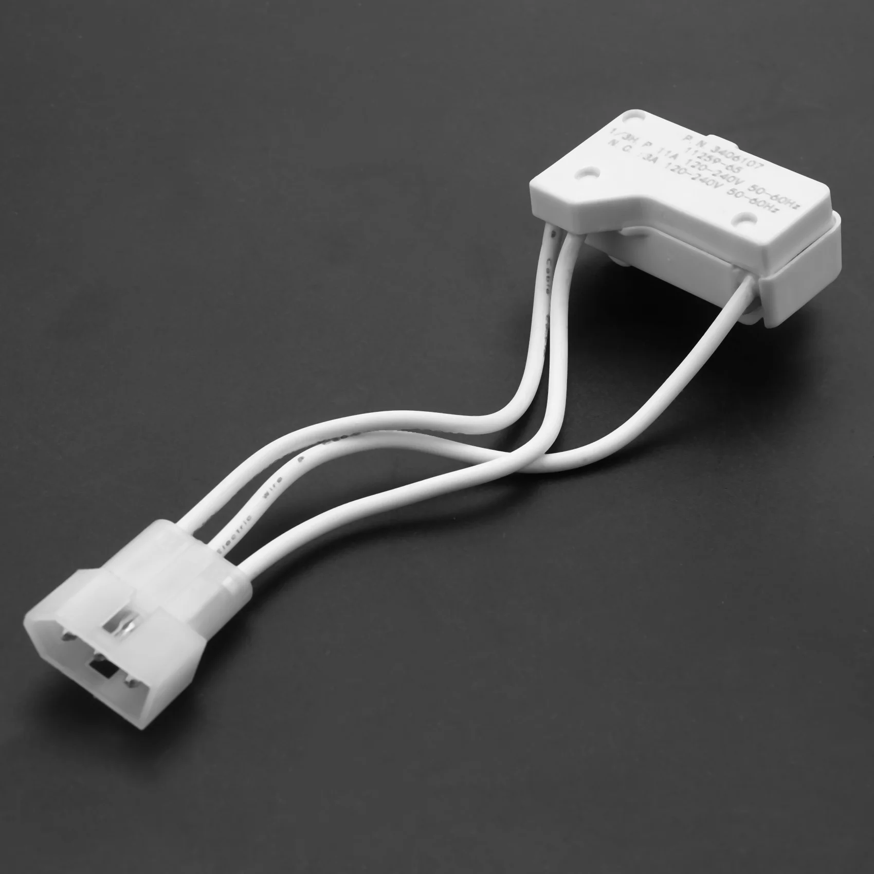 CKFAM-3X Dryer Door Switch For 3406109 3406107 Whirlpool, Kenmore, Sears, Maytag, Roper, Estate