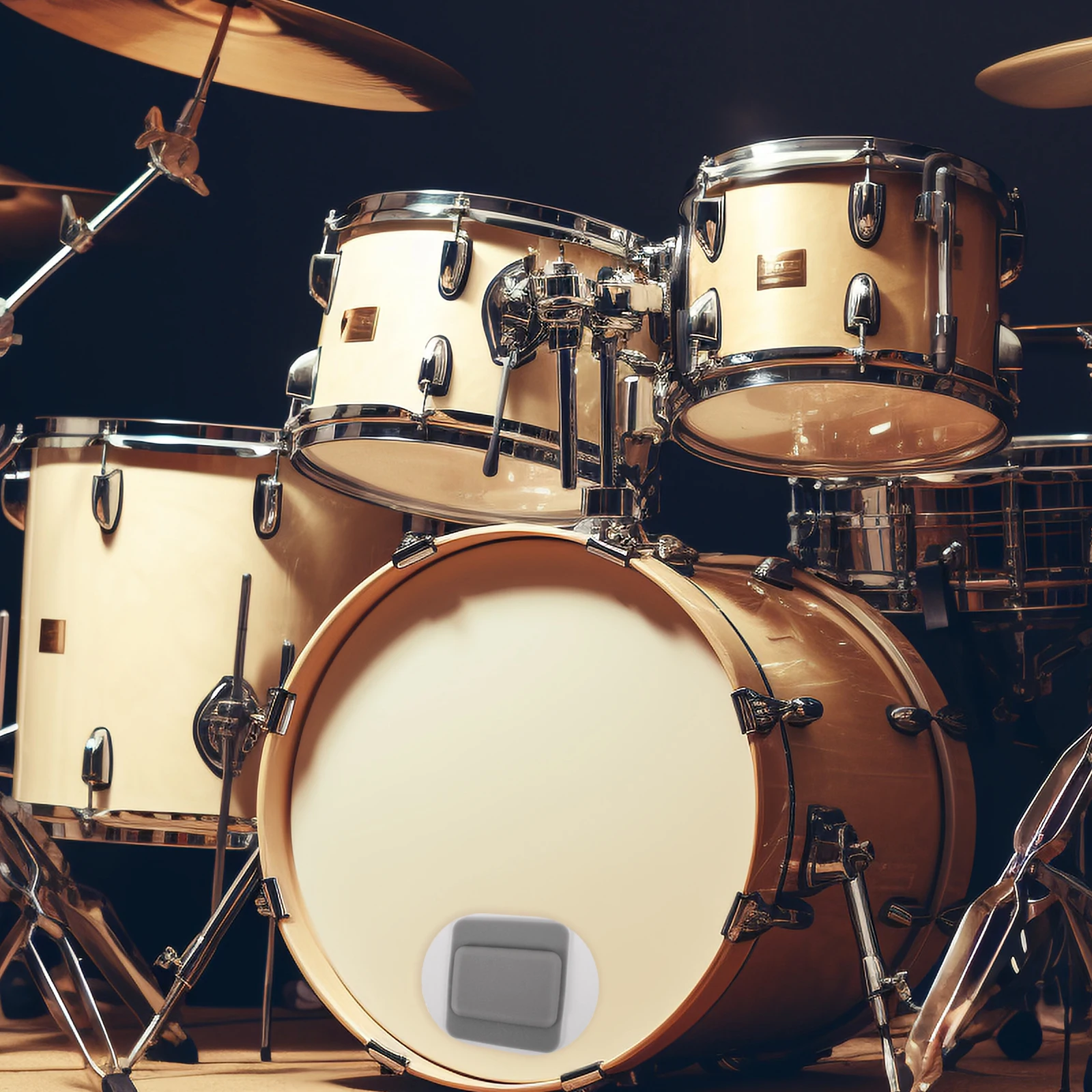 

Practice Silicone Sole Drum Silence Pad Bass Mute Device Silica Gel Dampening Child