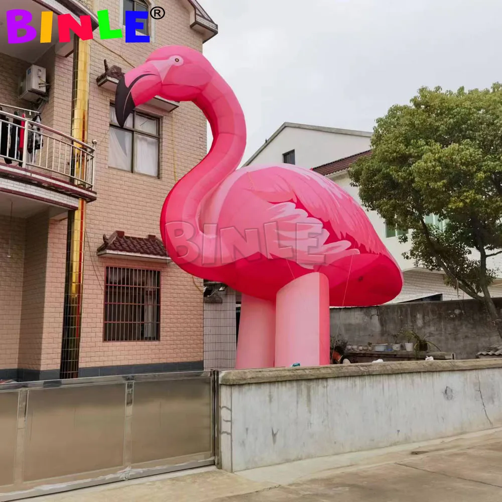 Lady Party Decoration Giant Inflatable Flamingo Pink Inflatable Bird Animal Balloons For Advertising