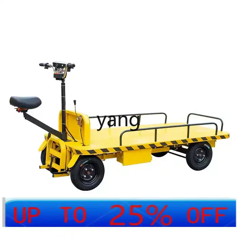 LTT Electric Flatbed Truck Transporter Truck Construction Site Warehouse Pull Truck