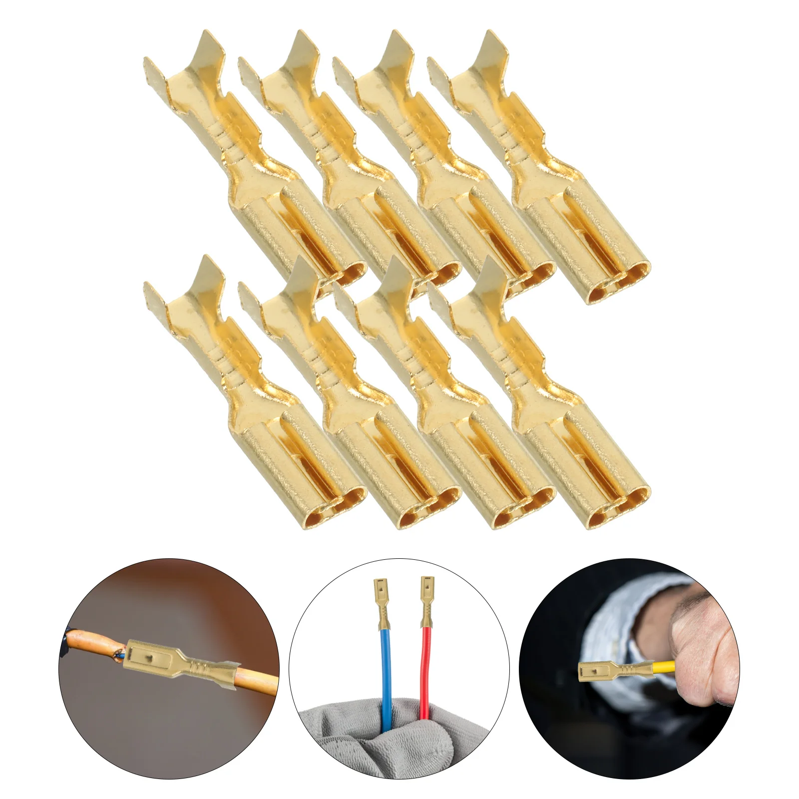 

1000 шт., 2,8 мм, обжимные клеммы, высокая проводимость, стабильное соединение, простая установка, лопаточные разъемы