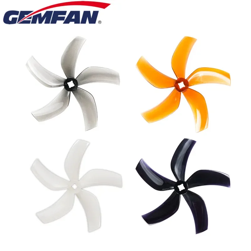 2Pairs Gemfan D90 90mm 5-blade Props High Efficiency Propeller for FPV 3.5 Inch Cinewhoop Freestyle Ducted Racing Drones Parts