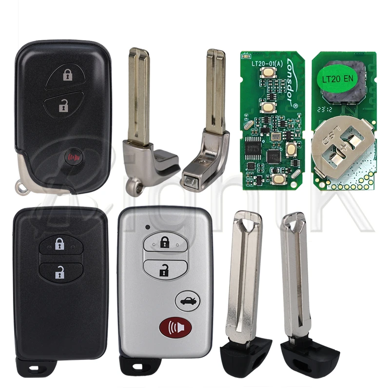 

Lonsdor Universal Car Smart Remote Key For Toyota Corolla Camry RAV4 Prado For Lexus ES IS LS LT20-01EN 4D/8A Chip 312-434Mhz