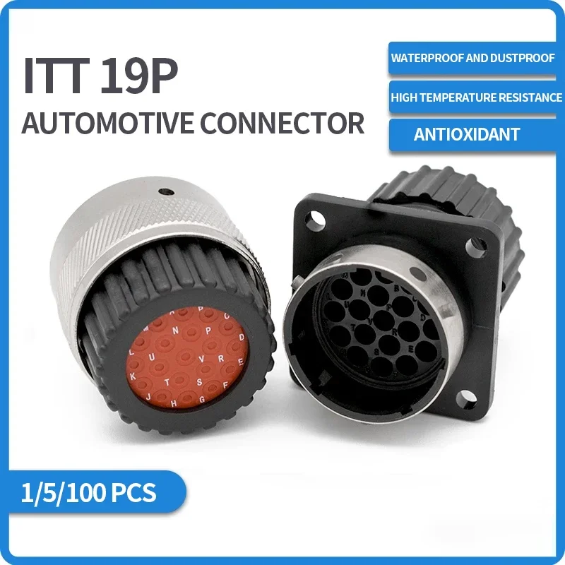 

1/5/100 PCS 19Pin ITT Aviation Wiring Plug Auto Waterproof Connector 192900-0425 192900-0078 192900-0353 192900-0581 Terminal