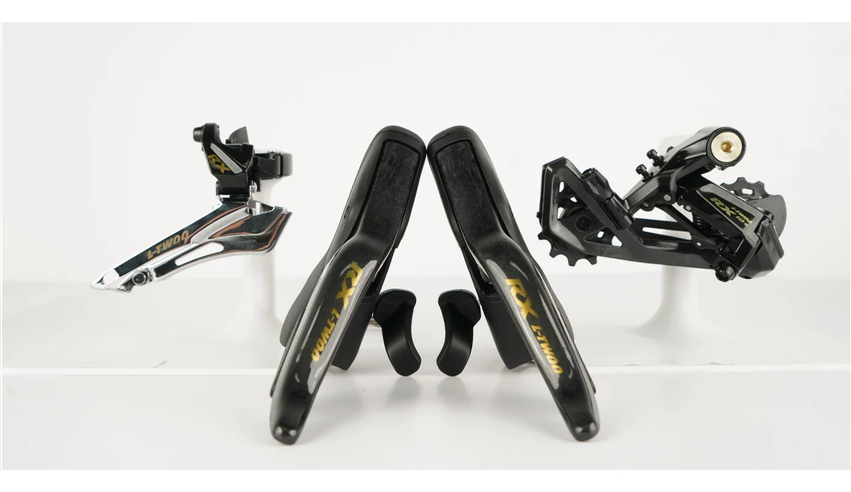 LTWOO RX 2x12-Gang, 24s Rennrad-Gruppensatz 4-teilig, Carbon-Schalthebel + Carbon-Schaltwerk + Umwerfer – Detail 4