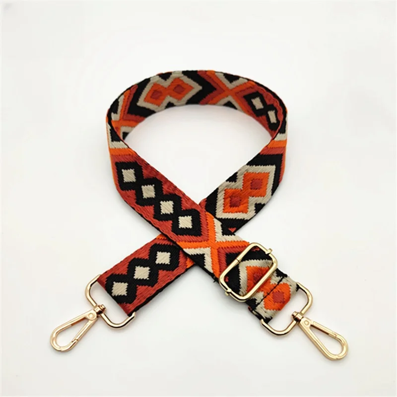 New Ladies Messenger Bag Shoulder Strap Ethnic Style Bag Strap One Shoulder Adjustable Shoulder Strap Accessories Bag Strap