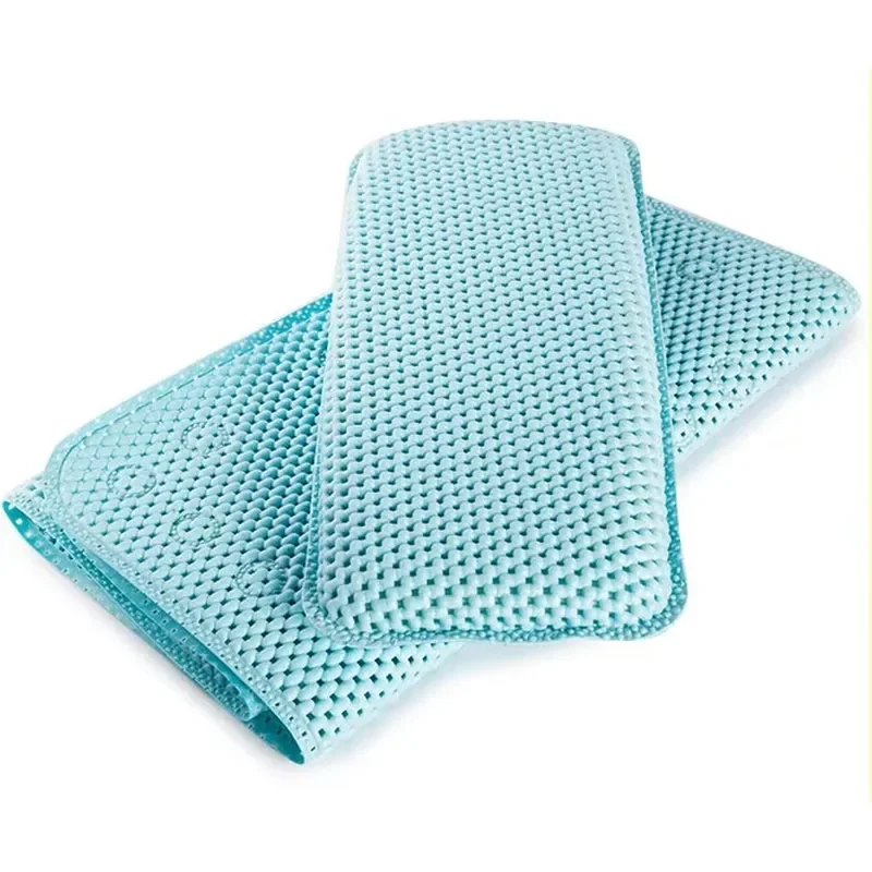 for Non-slip  Bath Pillow Eco-friendly Comfortable Luxury Neck Support Quick-drying Mesh Drying Hook Portable Modern