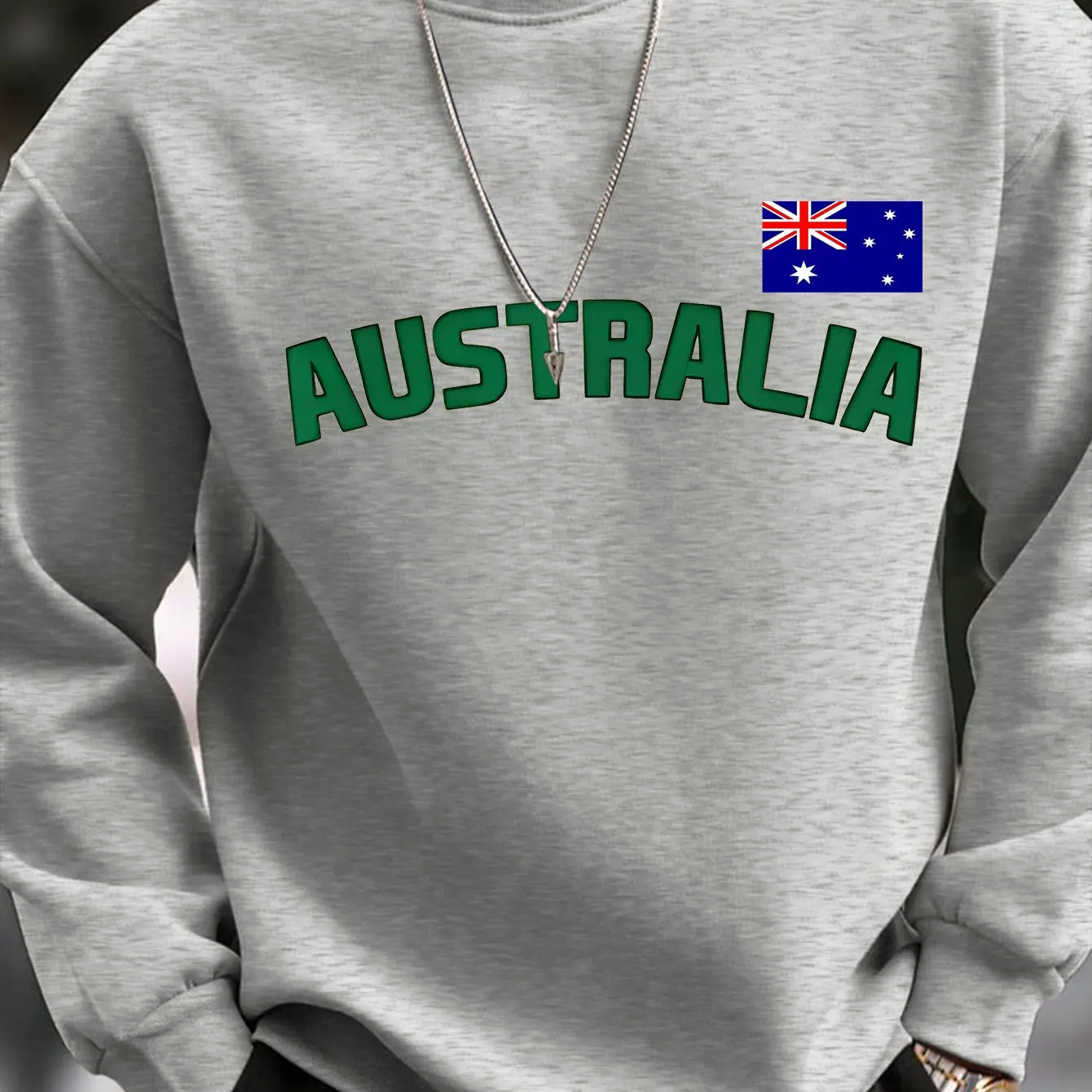 Men Hoodie Sport Men Pullover Sweatshirt Men Australia Flag 3DPrint Long Sleeve Oversize O-Neck Pullover Sweatshirt Men Clothing